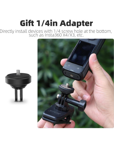 Soporte Clip para Mochila Sinyutia con Imán 360 para Cámaras