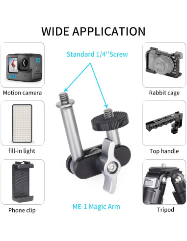 Brazo Mágico Universal INNOREL ME-1 con Doble Cabeza Esférica