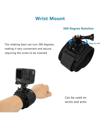 Juego de Accesorios 4 en 1 WelMount para Cámaras de Acción