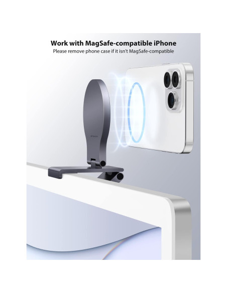 Soporte de Cámara de Continuidad Stouchi para iMac y Monitor Soporte de Cámara de Continuidad Stouchi para iMac y Monitor