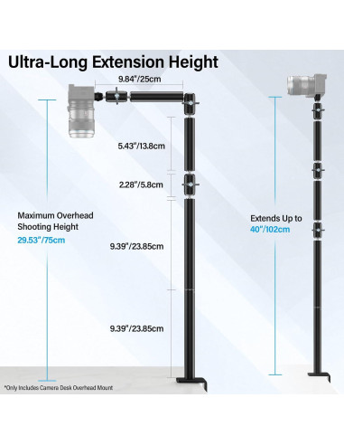 Soporte de Escritorio SIRUI AM-DK01 para Cámara 102 cm