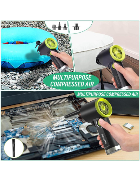 Soplador de Aire Comprimido Dorobeen AT07-G 41000RPM Inalámbrico Soplador de Aire Comprimido Dorobeen AT07-G 41000RPM Inalámbrico