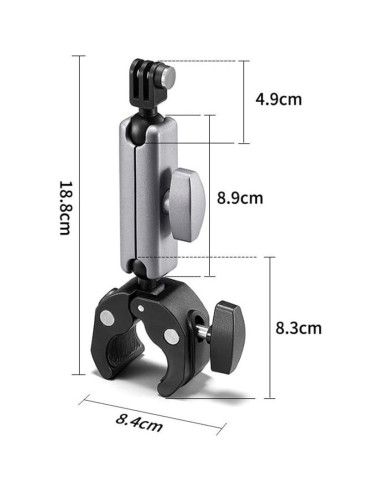 Soporte de Montaje Super Clamp Reflex Camera 360 para GoPro
