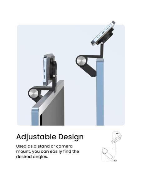 Soporte de Cámara de Continuidad SODI para iPhone 12-16 y Mac Soporte de Cámara de Continuidad SODI para iPhone 12-16 y Mac