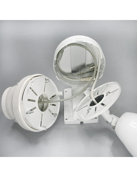 Soporte de Cámara Domo ABS CompCCTV Montaje en Pared L40 Soporte de Cámara Domo ABS CompCCTV Montaje en Pared L40