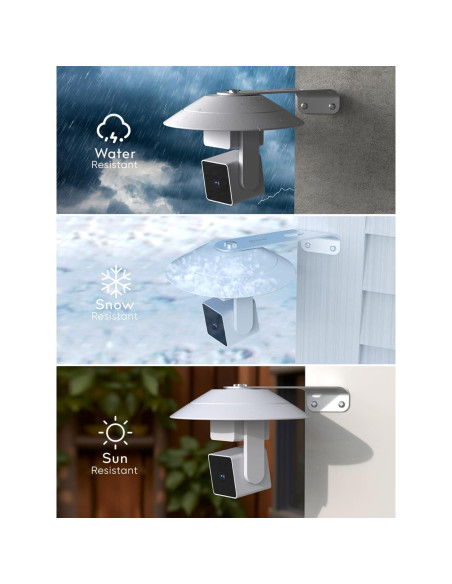 Soporte de Pared Gcioii para WYZE Cam Pan V3 - 2 Paquete Blanco Soporte de Pared Gcioii para WYZE Cam Pan V3 - 2 Paquete Blanco