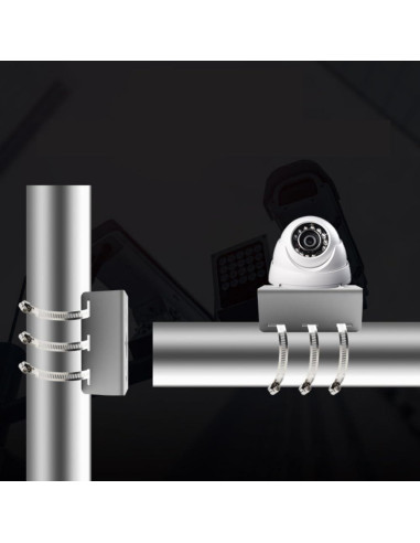Soporte de Montaje en Poste Vertical CTXSumTec para Cámara CCTV