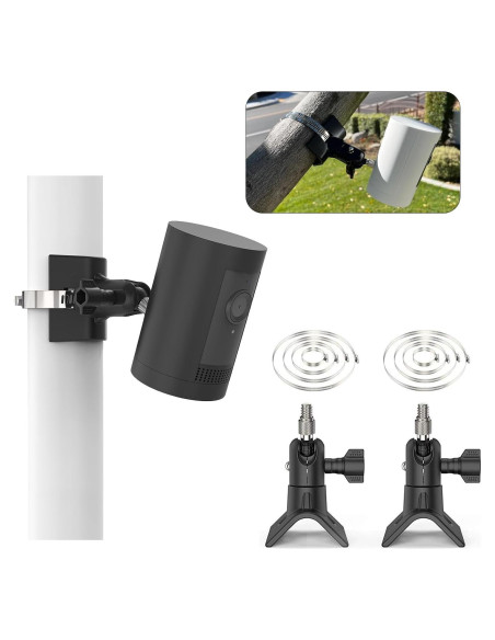 Soporte de Montaje Universal para Poste Augstci - Negro Soporte de Montaje Universal para Poste Augstci - Negro