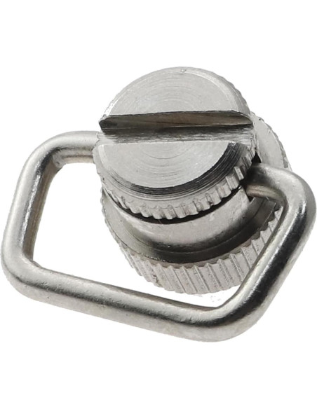 Adaptador de Correa D Ring Caishun 1/4" Acero Inoxidable Adaptador de Correa D Ring Caishun 1/4" Acero Inoxidable