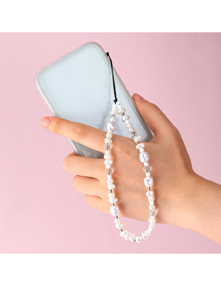 Pulsera de Muñeca para Teléfono de Perlas - Accesorio Anti-Pérdida Pulsera de Muñeca para Teléfono de Perlas - Accesorio Anti-Pérdida