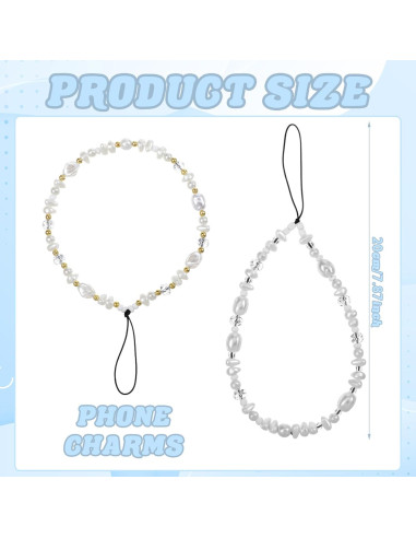 Pulsera de Muñeca con Perlas BOHUIZ para Cámara 20cm