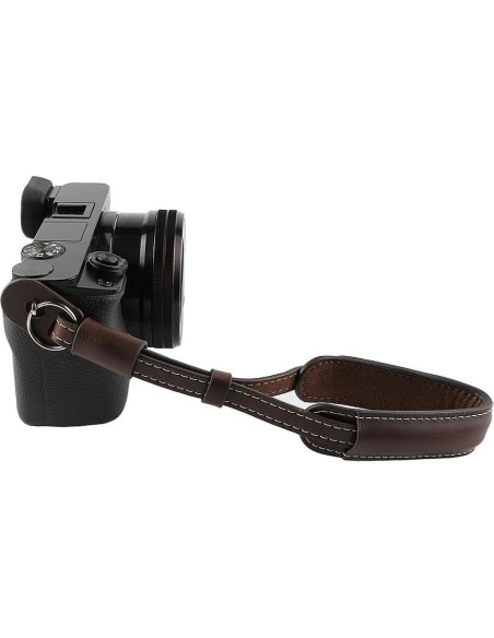 Correa de muñeca de cuero PU Keabroir para cámaras sin espejo Correa de muñeca de cuero PU Keabroir para cámaras sin espejo