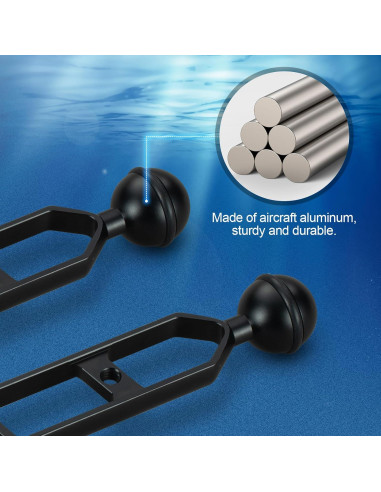 Adaptador de Bola YS con Brazo de Extensión 22.8 cm ChimimeDecor