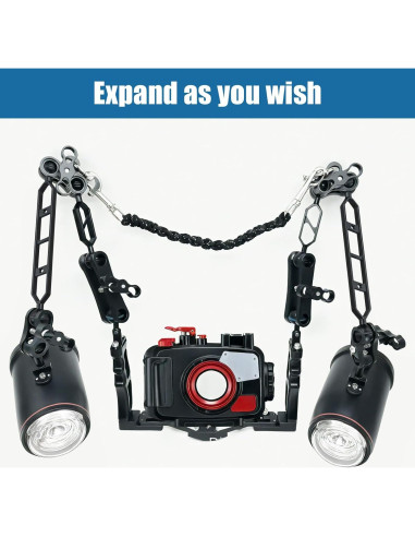 Adaptador de Bola YS con Brazo de Extensión 22.8 cm ChimimeDecor