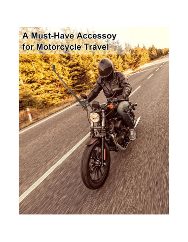 Palo Selfie PULUZ para Motocicleta y Bicicleta 27.94-113.67 cm
