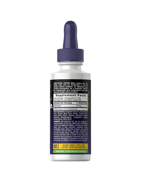 Melatonina Líquida 10mg Carlyle 60ml Sabor a Baya Vegetariana Melatonina Líquida 10mg Carlyle 60ml Sabor a Baya Vegetariana