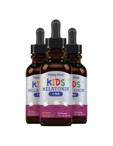 Melatonina Líquida para Niños Piping Rock 30 ml Sabor Baya