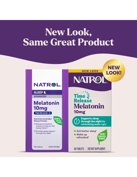 Natrol Melatonina 10mg Liberación Prolongada 100 Tabletas Natrol Melatonina 10mg Liberación Prolongada 100 Tabletas
