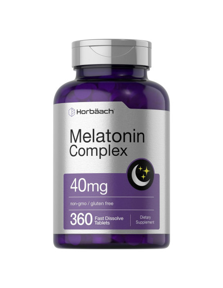 Complejo de Melatonina Horbach 40mg - 360 Tabletas Rápidas Complejo de Melatonina Horbach 40mg - 360 Tabletas Rápidas