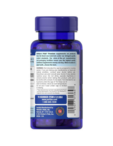 Melatonina Puritan's Pride 10mg 120 Cápsulas Rápida Liberación