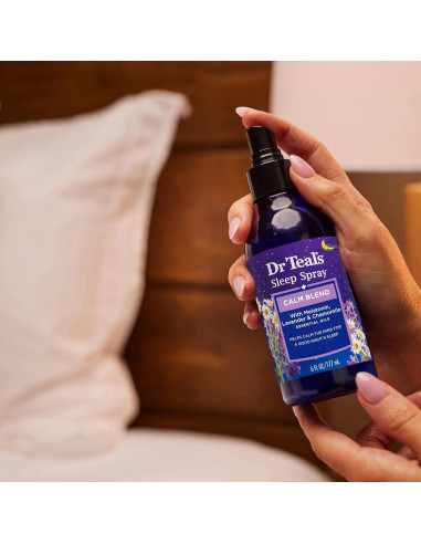 Spray para Dormir Dr Teal con Melatonina y Aceites Esenciales 177 ml