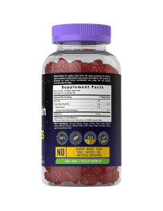 Gomitas de Melatonina Carlyle 3mg 90 Unidades Veganas Sabor Fruta 2