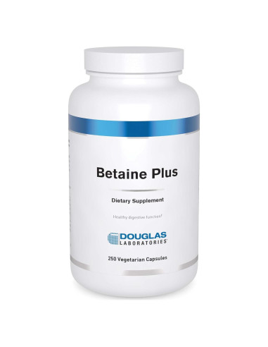 Betaine Plus Douglas Laboratories - 250 Cápsulas Vegetarianas