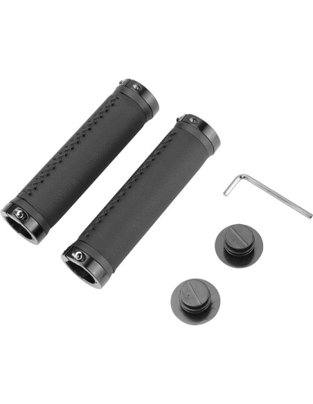 Reemplazo Agarre de Mano Bicicleta SZRIG Negro - Par Reemplazo Agarre de Mano Bicicleta SZRIG Negro - Par