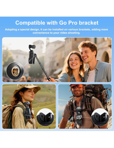 Soporte Magnético ITOTIN para DJI Osmo Pocket 3 - 180 Ajustable
