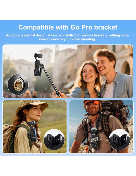 Soporte Magnético ITOTIN para DJI Osmo Pocket 3 - 180 Ajustable Soporte Magnético ITOTIN para DJI Osmo Pocket 3 - 180 Ajustable