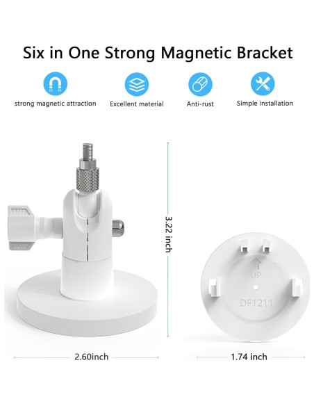 Soporte Magnético para Cámara Interior Ring 2da Gen - Blanco Soporte Magnético para Cámara Interior Ring 2da Gen - Blanco