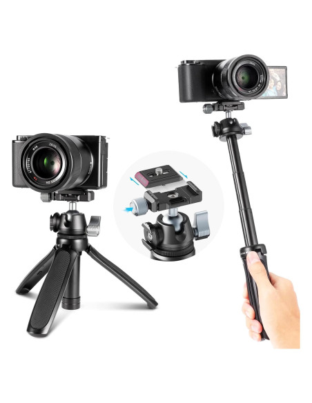 Trípode Mini ULANZI MT-47 de Aluminio 2kg 37.2cm para DSLR Trípode Mini ULANZI MT-47 de Aluminio 2kg 37.2cm para DSLR