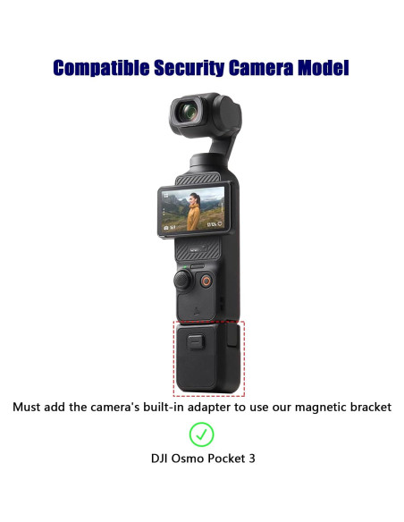 Soporte Magnético Ajustable OYOCAM para DJI Osmo Pocket 3 Soporte Magnético Ajustable OYOCAM para DJI Osmo Pocket 3