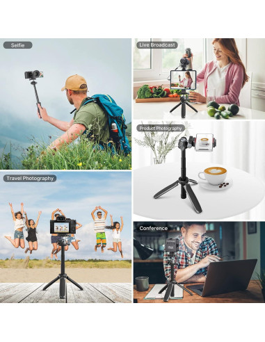Trípode Mini ULANZI MT-47 de Aluminio 2kg 37.2cm para DSLR
