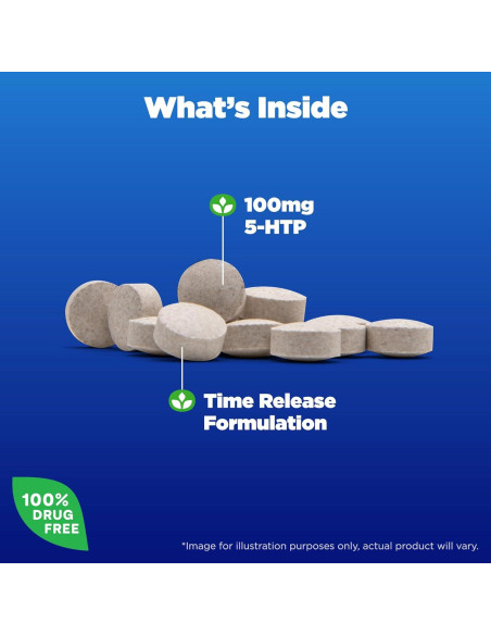 Natrol 5-HTP 100mg Suplemento Dietético 90 Tabletas Liberación Prolongada Natrol 5-HTP 100mg Suplemento Dietético 90 Tabletas Liberación Prolongada