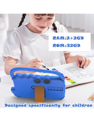 Tableta WUIUHOU 7" Android 12 4GB 32GB WiFi para niños