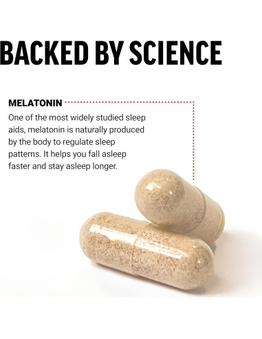 Melatonina 5mg Force Factor - Suplemento Vegano 60 Cápsulas