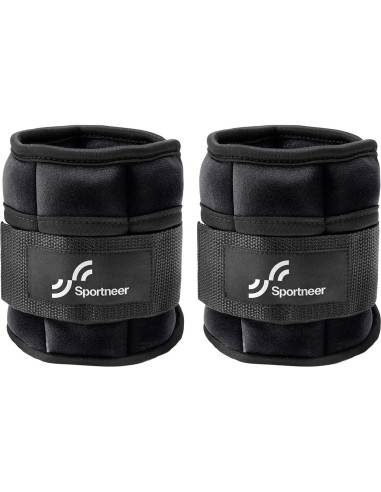 Pesas de Tobillo Ajustables Sportneer 0.9-4.5 kg Neopreno
