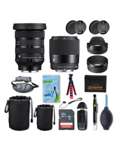 Paquete de Lentes Sigma 24-70mm f2.8 Art + 30mm f1.4 para Sony E