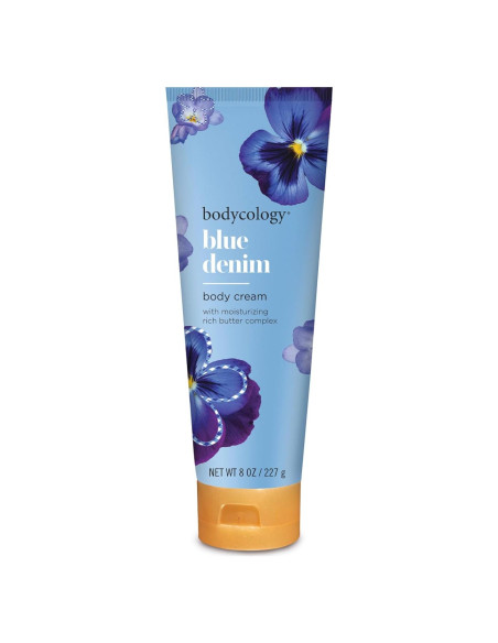Crema Corporal Bodycology Denim Azul 226.8 g Hidratante Crema Corporal Bodycology Denim Azul 226.8 g Hidratante