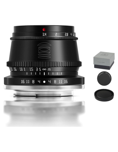 Lente TTArtisan 35mm F1.4 APS-C para Olympus M43 Negro Lente TTArtisan 35mm F1.4 APS-C para Olympus M43 Negro