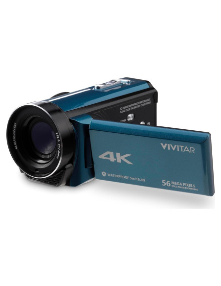 Cámara de Video 4K Vivitar DVR48K, 56MP, Zoom 18x, Impermeable Cámara de Video 4K Vivitar DVR48K, 56MP, Zoom 18x, Impermeable