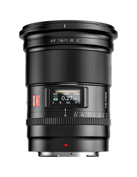 Lente VILTROX AF 16mm F1.8 para Nikon Z-Mount, Gran Angular Lente VILTROX AF 16mm F1.8 para Nikon Z-Mount, Gran Angular