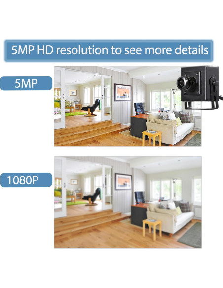 Cámara de Seguridad IP Mini 5MP REVODATA I706-4-P-HS POE Cámara de Seguridad IP Mini 5MP REVODATA I706-4-P-HS POE