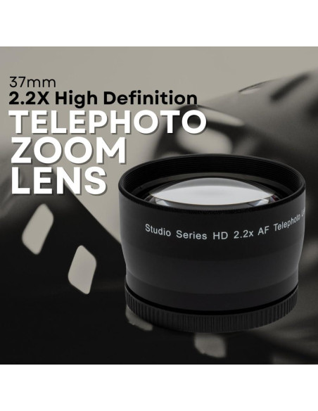 Kit de Lentes Gran Angular y Telefoto HD 37mm SSE Kit de Lentes Gran Angular y Telefoto HD 37mm SSE