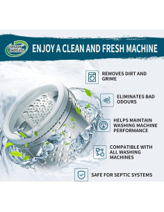 Limpiador de Lavadora Splash Spotless 24 Tabletas Eficaces 2