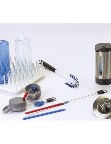 Juego de Limpieza de Botellas OXO Good Grips - 3 Piezas Juego de Limpieza de Botellas OXO Good Grips - 3 Piezas