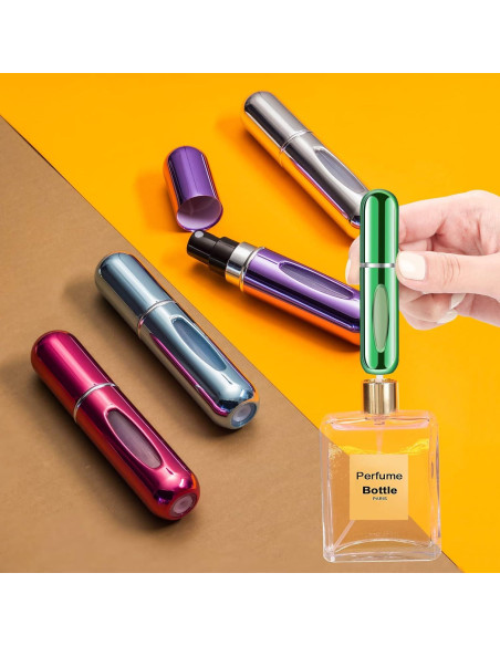 Botella Atomizador Perfume Portátil Recargable Yamadura Mini 5ml 4 Piezas Botella Atomizador Perfume Portátil Recargable Yamadura Mini 5ml 4 Piezas