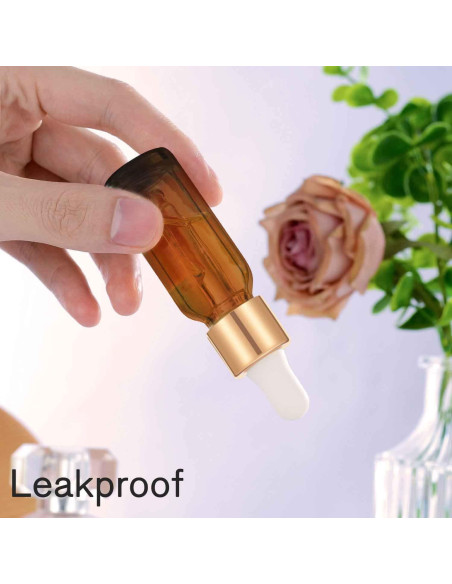 Botellas Cuentagotas de Vidrio Ámbar 15 ml PrettyCare - 24 Pcs Botellas Cuentagotas de Vidrio Ámbar 15 ml PrettyCare - 24 Pcs