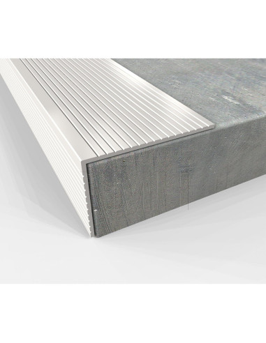 Protector de Borde de Escalera Aluminio Natural 106.68 cm